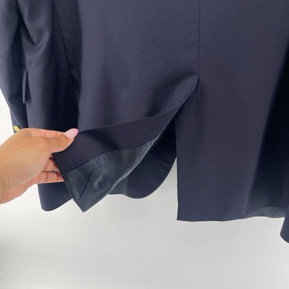 Jos A. Bank Men’s Navy Blazer Sport Coat 48” Chest Gold Buttons Classic Fit - Picture 12 of 17